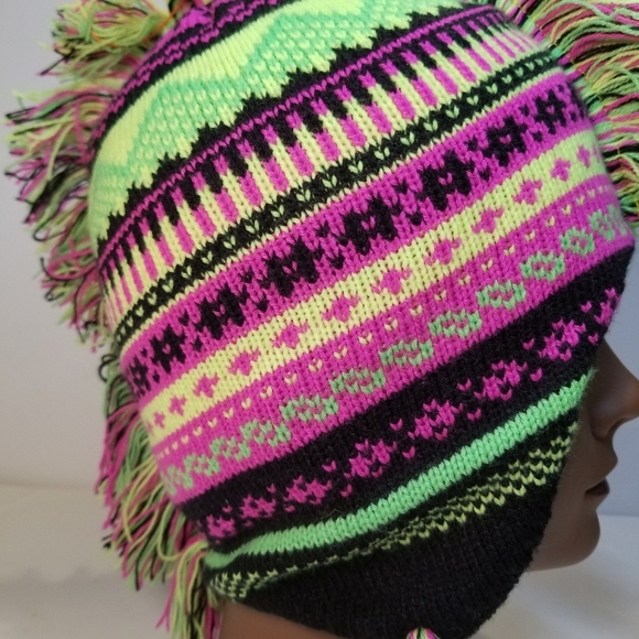 Tribal print hat - Picture 4 of 5